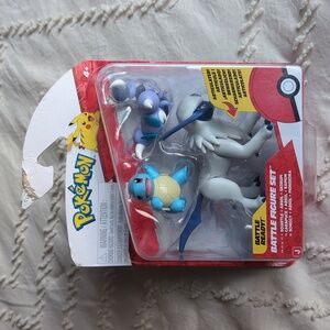 Pokemon Battle Figure Set featuring Squirtle, Absol, & Skorupi